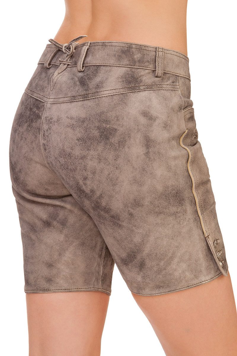 Maddox Lederhose Trachtenlederhose Damen - ELSA - stein