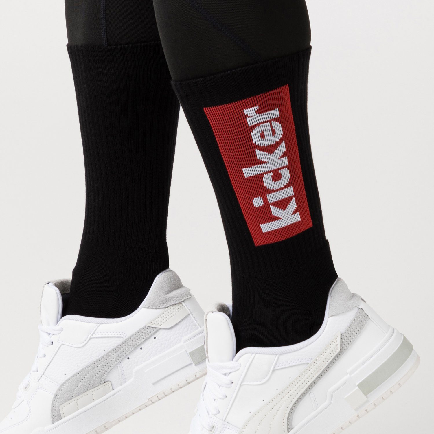 kicker Tennissocken Crew Socks für Damen und Herren (3-Paar)