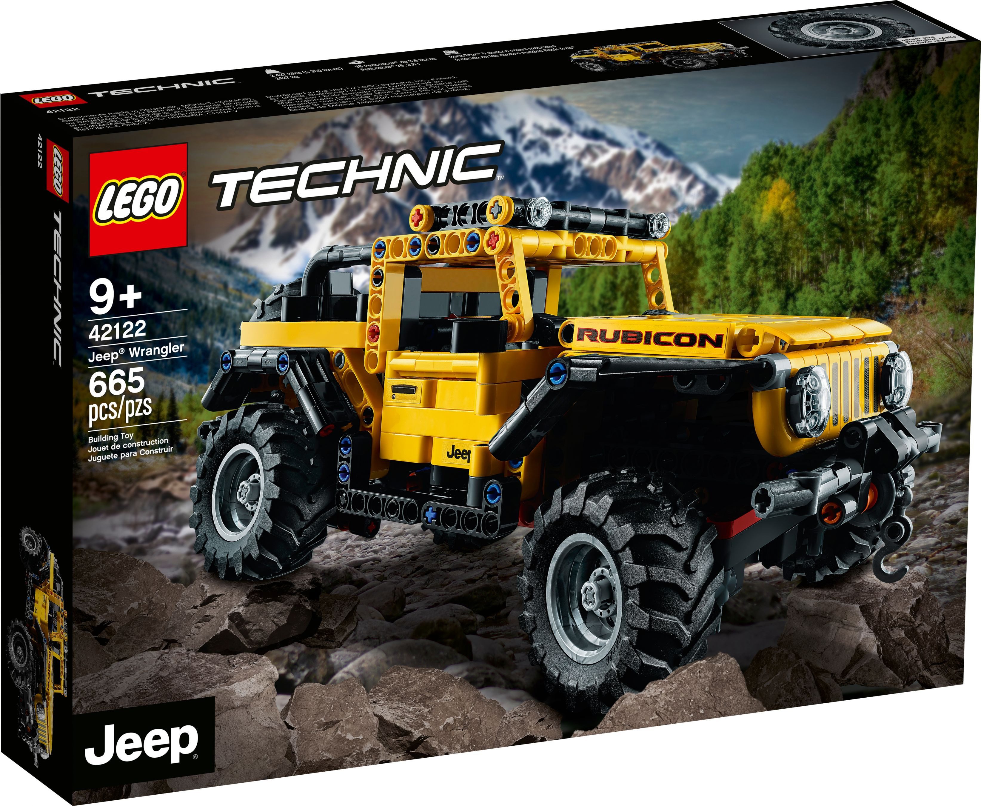 LEGO® LEGO® Technic 42122 Jeep® Wrangler Konstruktionsspielsteine, (665 St) günstig online kaufen