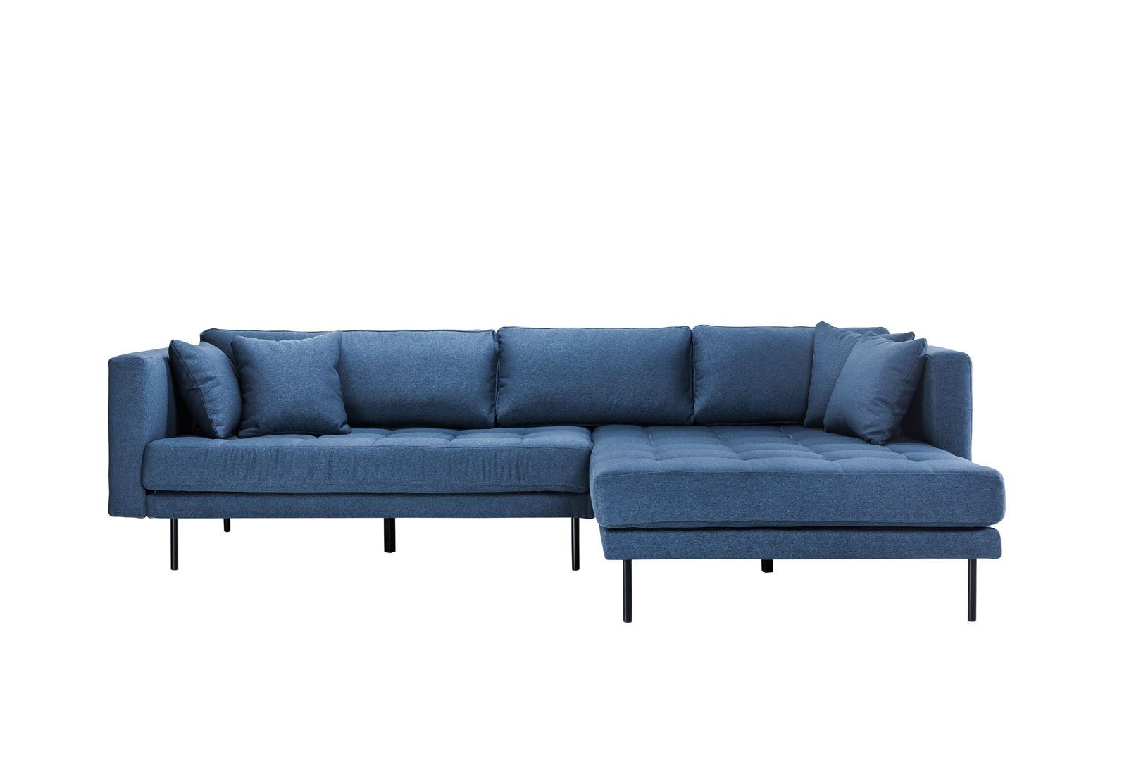 ebuy24 Sofa Cali Chaiselongsofa rechts oder links gewendet mit Blau
