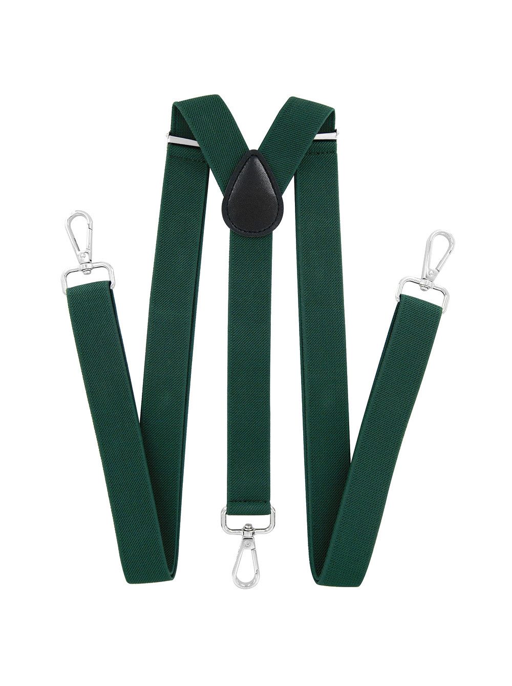 axy Hosenträger Herren Hosenträger 3 robusten Karabiner Verschluss 2,5 cm breit Y-Form verstellbar und elastisch 120cm Lang