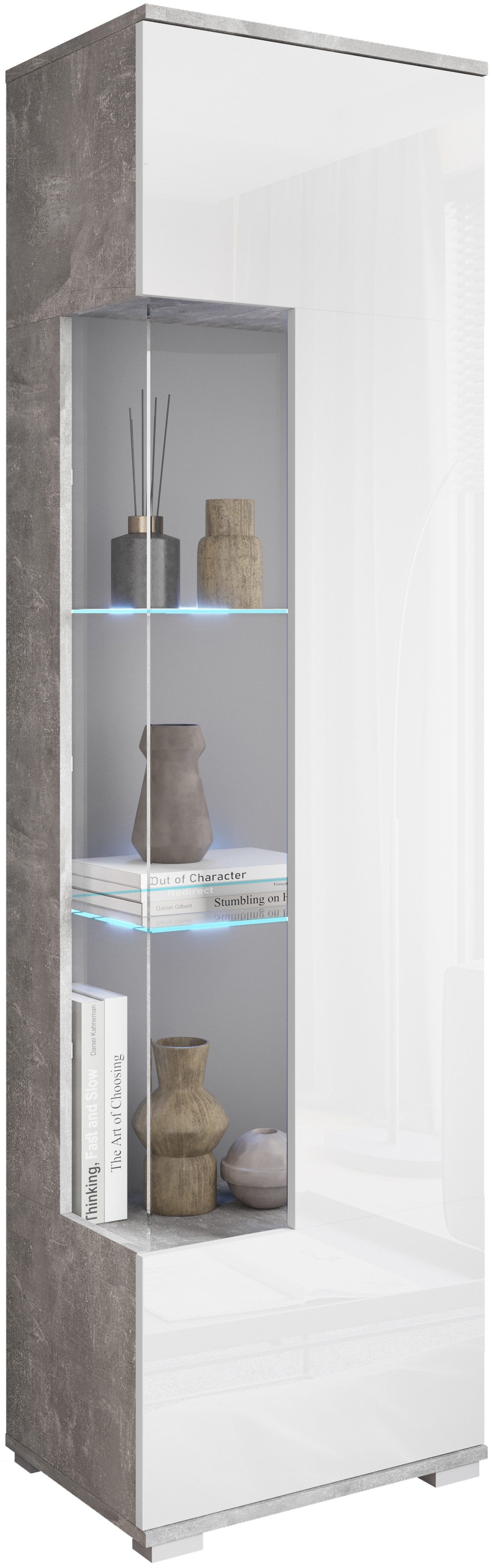 INOSIGN Vitrine Kenia, stehend und hängend, Türanschlag wechselbar (1-St) V günstig online kaufen