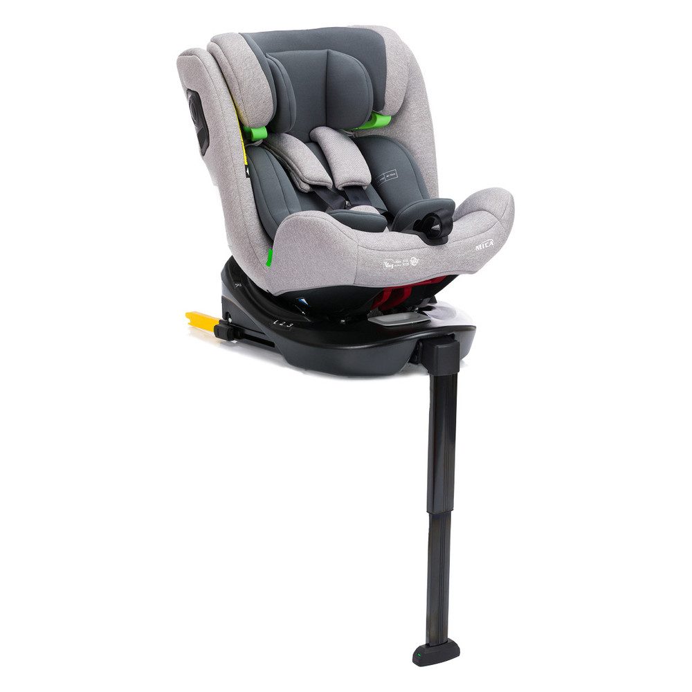 Fillikid Autokindersitz Mica - Kindersitz Nico mit Standfuß - hellgrau