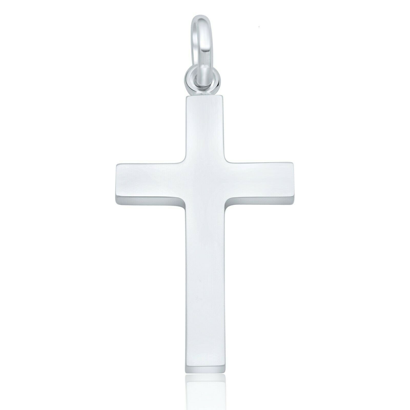 Tony Fein Kreuzanhänger Kreuz Anhänger Sterlingsilber, Italy Ösenbreite 925 5,5mm in Made