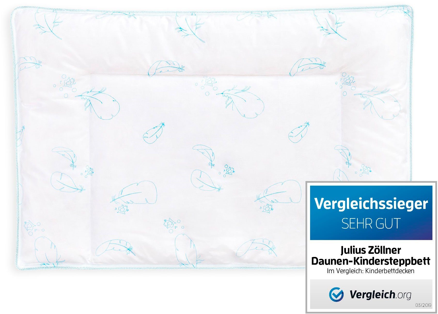 Julius Zöllner Daunenkissen Daunen-Kinderkopfkissen, Kissen Made in Germany günstig online kaufen