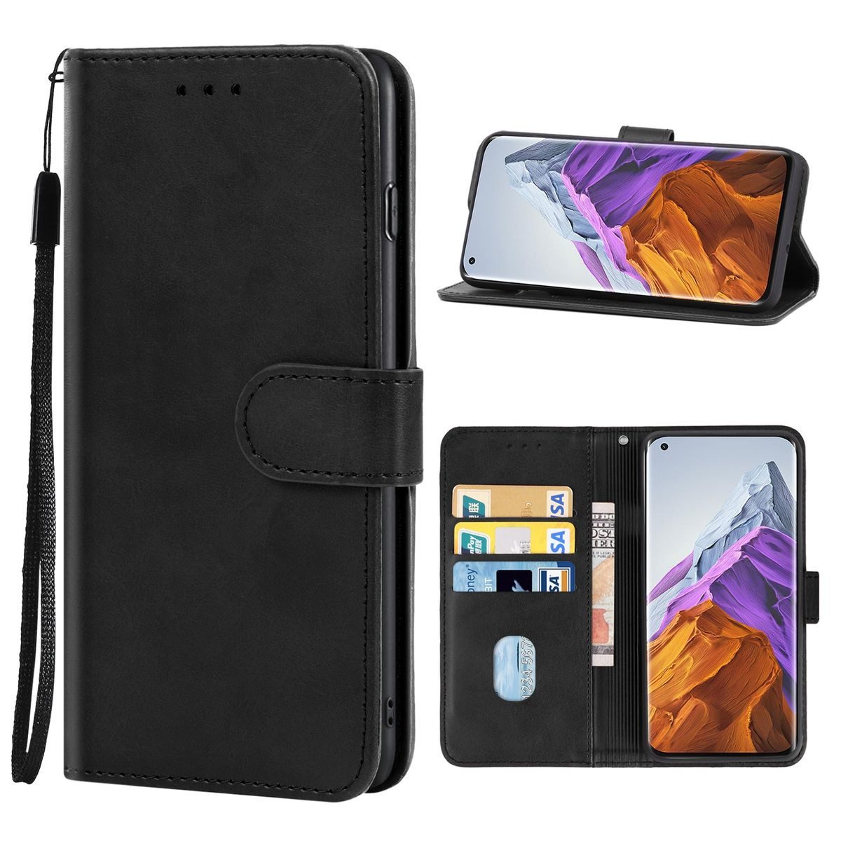 König Design Handyhülle Xiaomi Mi 11 Pro, Schutzhülle Schutztasche Case Cover Etuis Wallet Klapptasche Bookstyle
