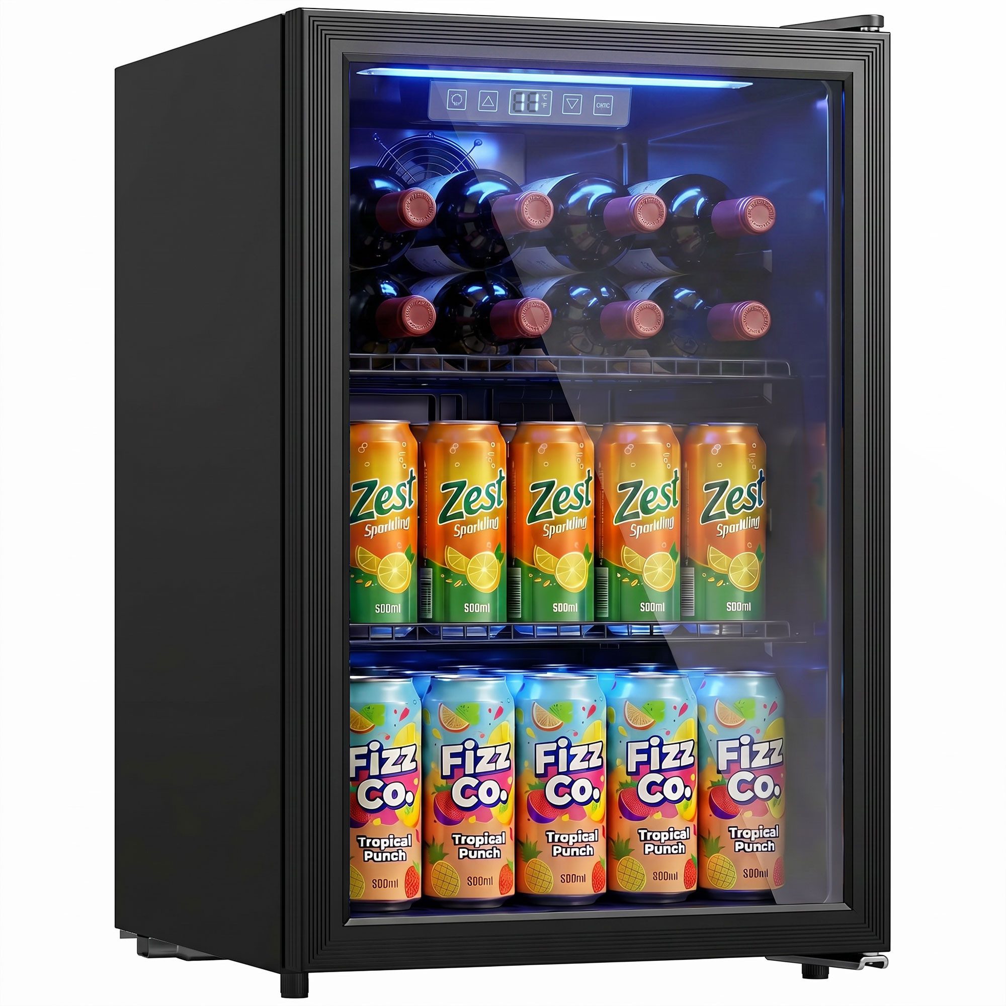 kowdom Getränkekühlschrank 800-333V71 / 800-333V91 800-127V90RD, Digitales LED-Display