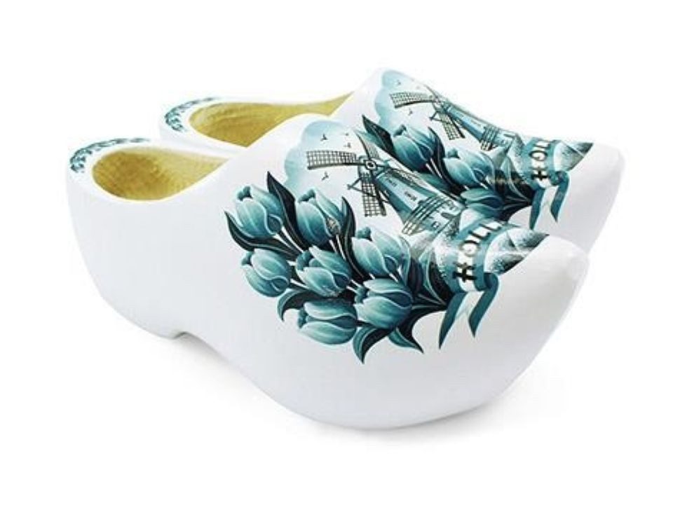 Klompenfabriek Nijhuis BV Original holländische Holzschuhe: Der Delfter Clog (verschiedene Größen)
