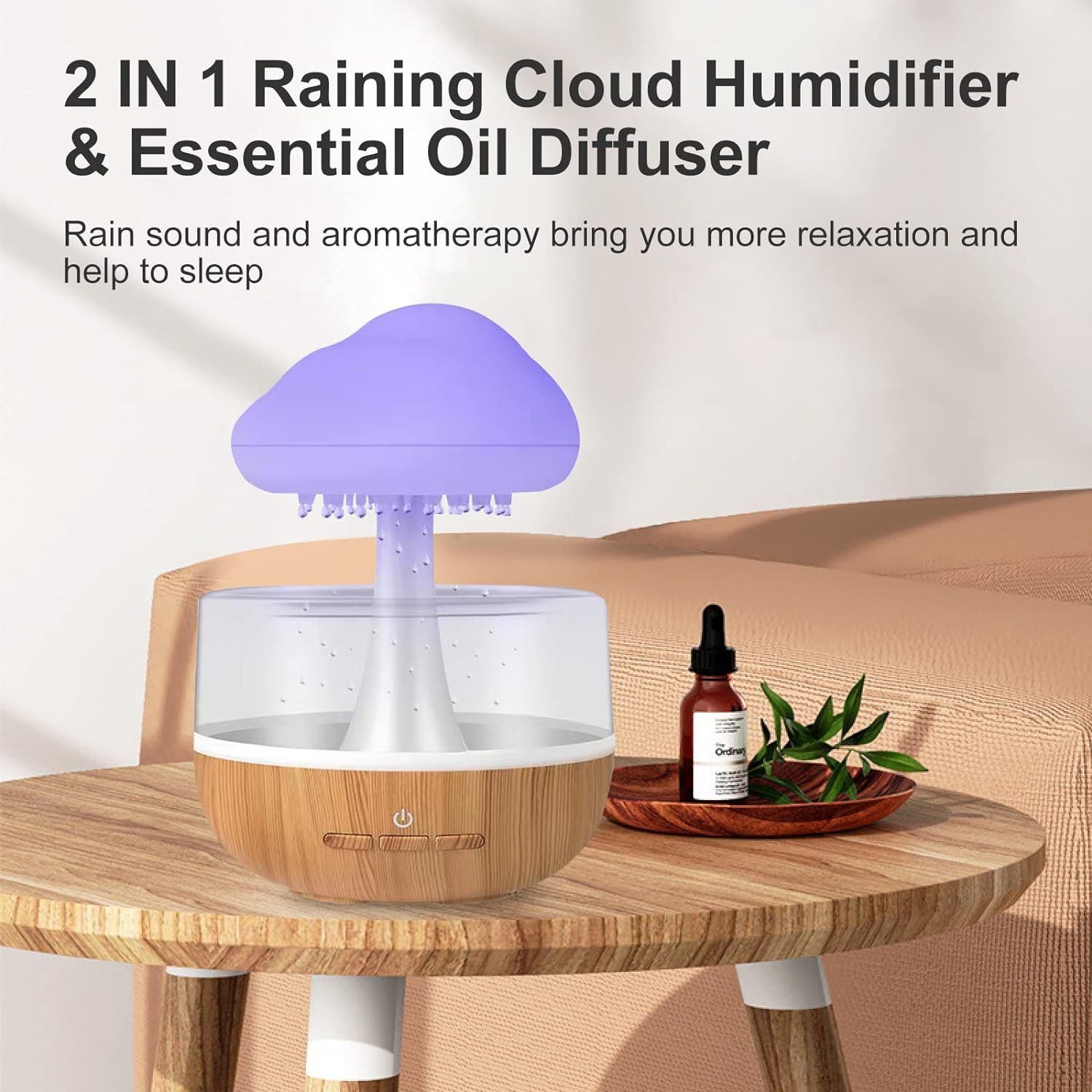 ZEUOPQ Luftbefeuchter Luftbefeuchter Regenwolke Nachtlicht 7 günstig online kaufen