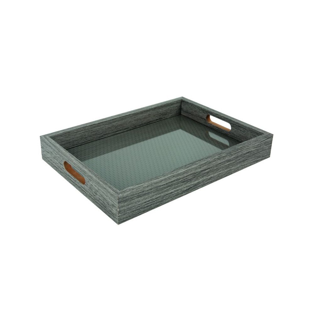 MICA Dekoteller Dekotablett grau - ca. günstig online kaufen