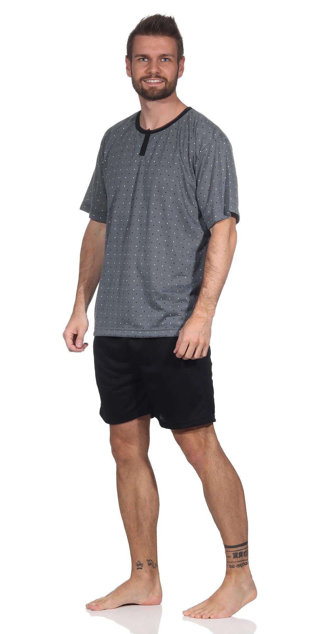 EloModa Capri-Pyjama Herren Pyjama Short und günstig online kaufen