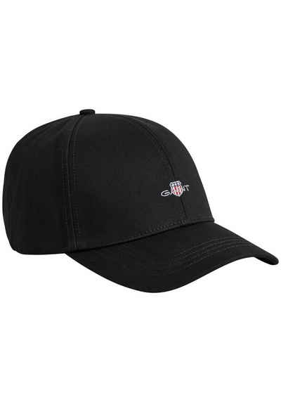 Gant Baseball Cap UNISEX. SHIELD HIGH CAP mit Logostickerei vorne, 100% Baumwolle, Classic