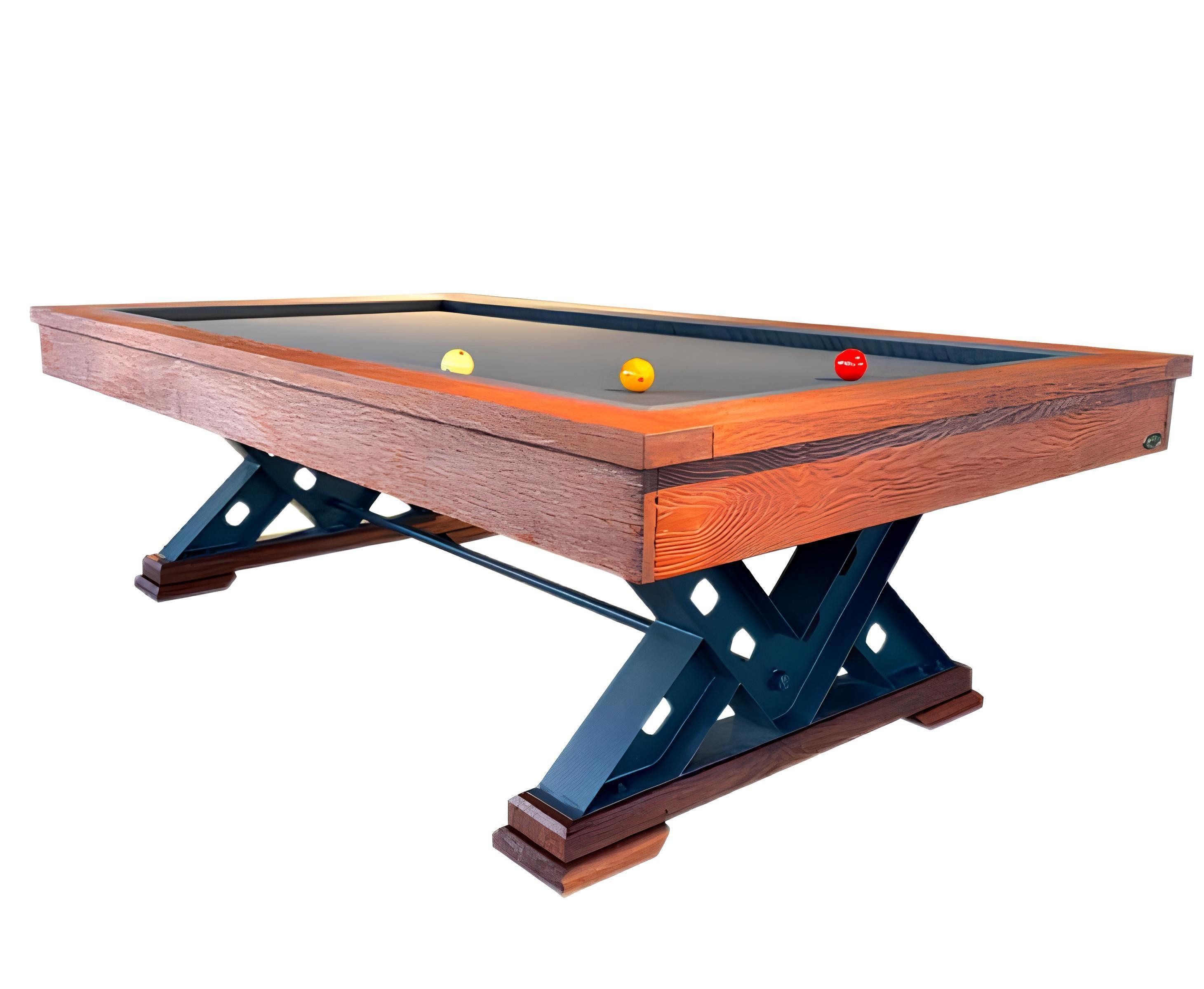 Billardtisch Eleganter Pooltisch aus hochwertigem Holz für stilvollen Spielspaß