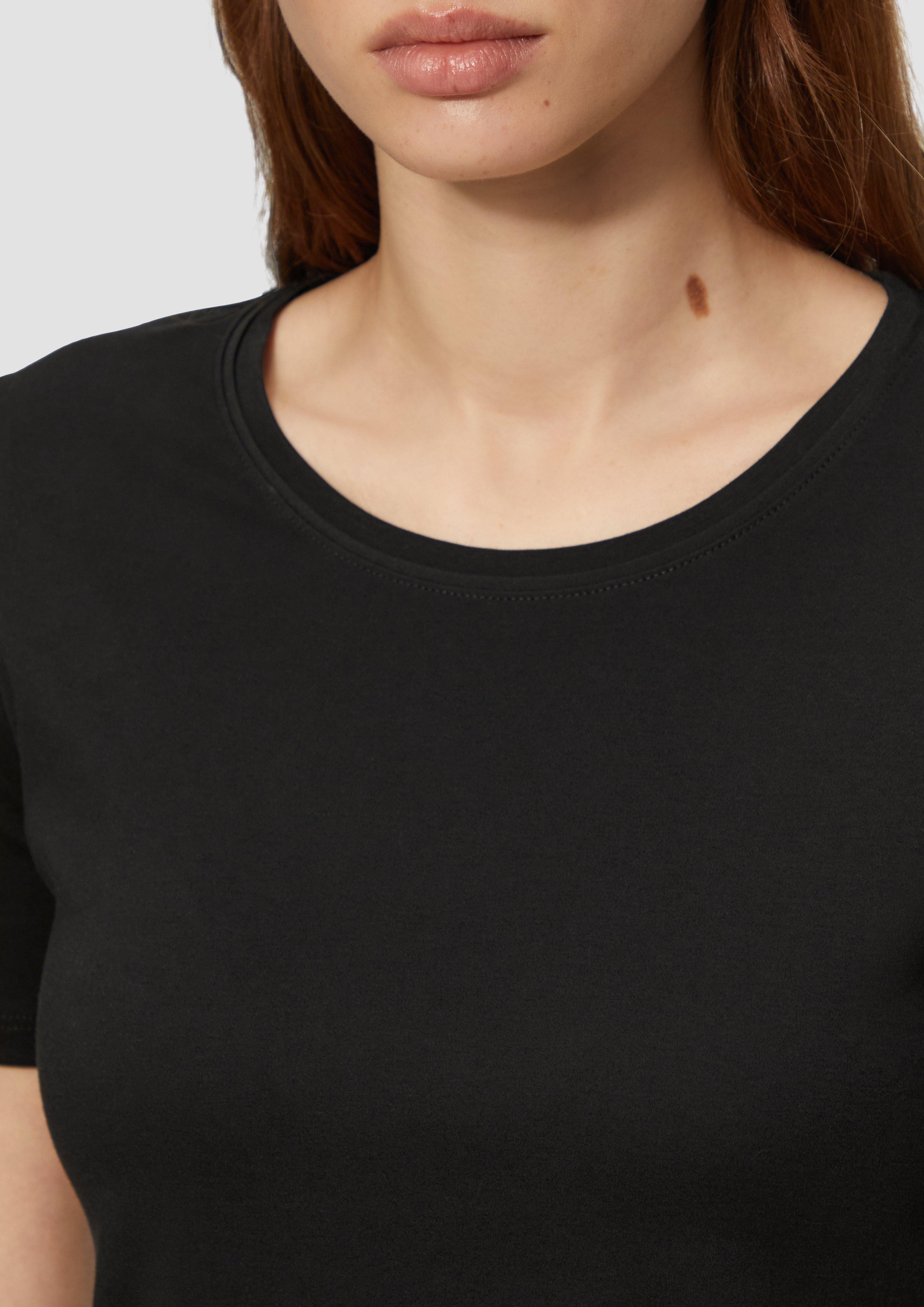 s.Oliver Kurzarmshirt T-Shirt aus Interlockjersey im günstig online kaufen