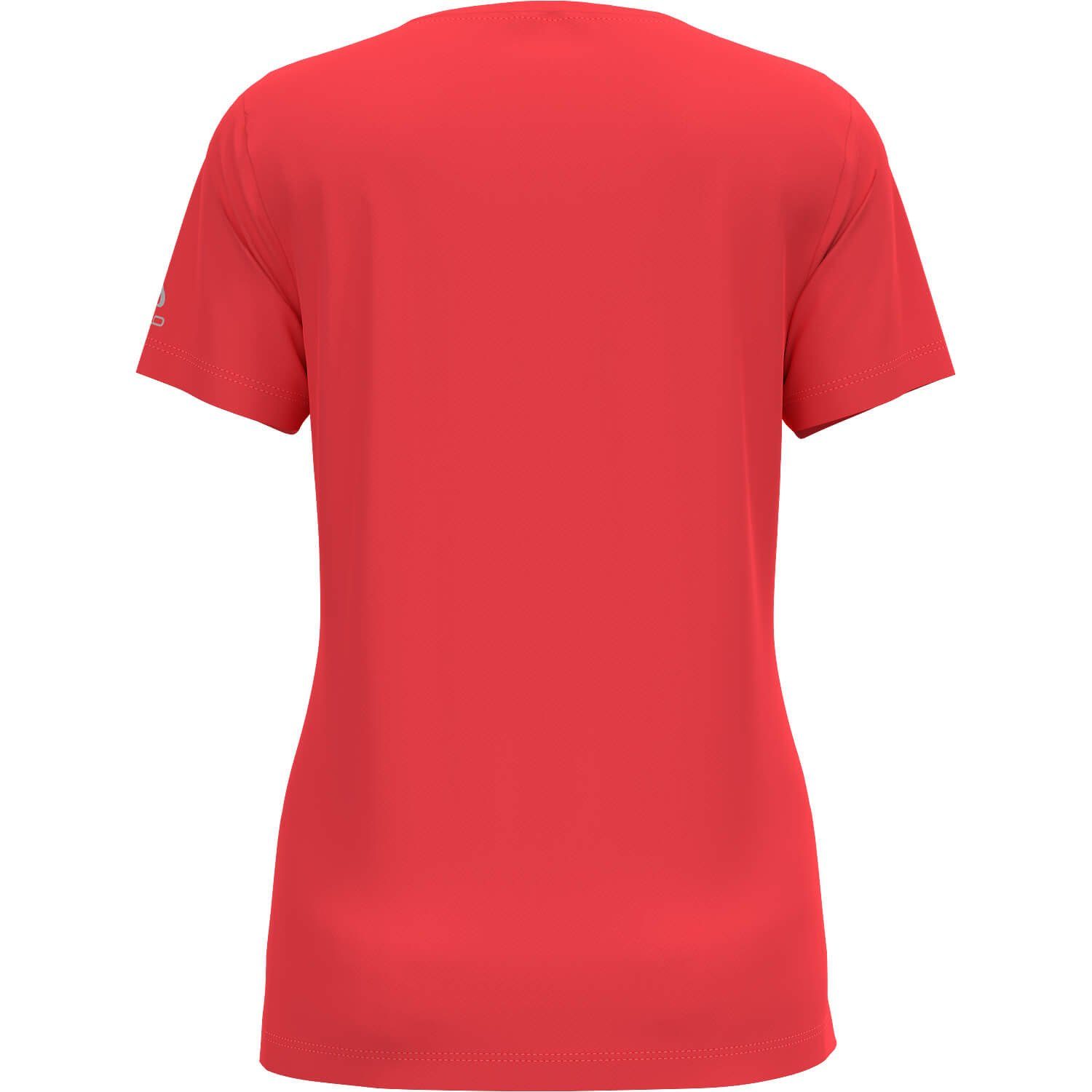 T-Shirt Rot Odlo F-dry T-Shirt Ridgeline