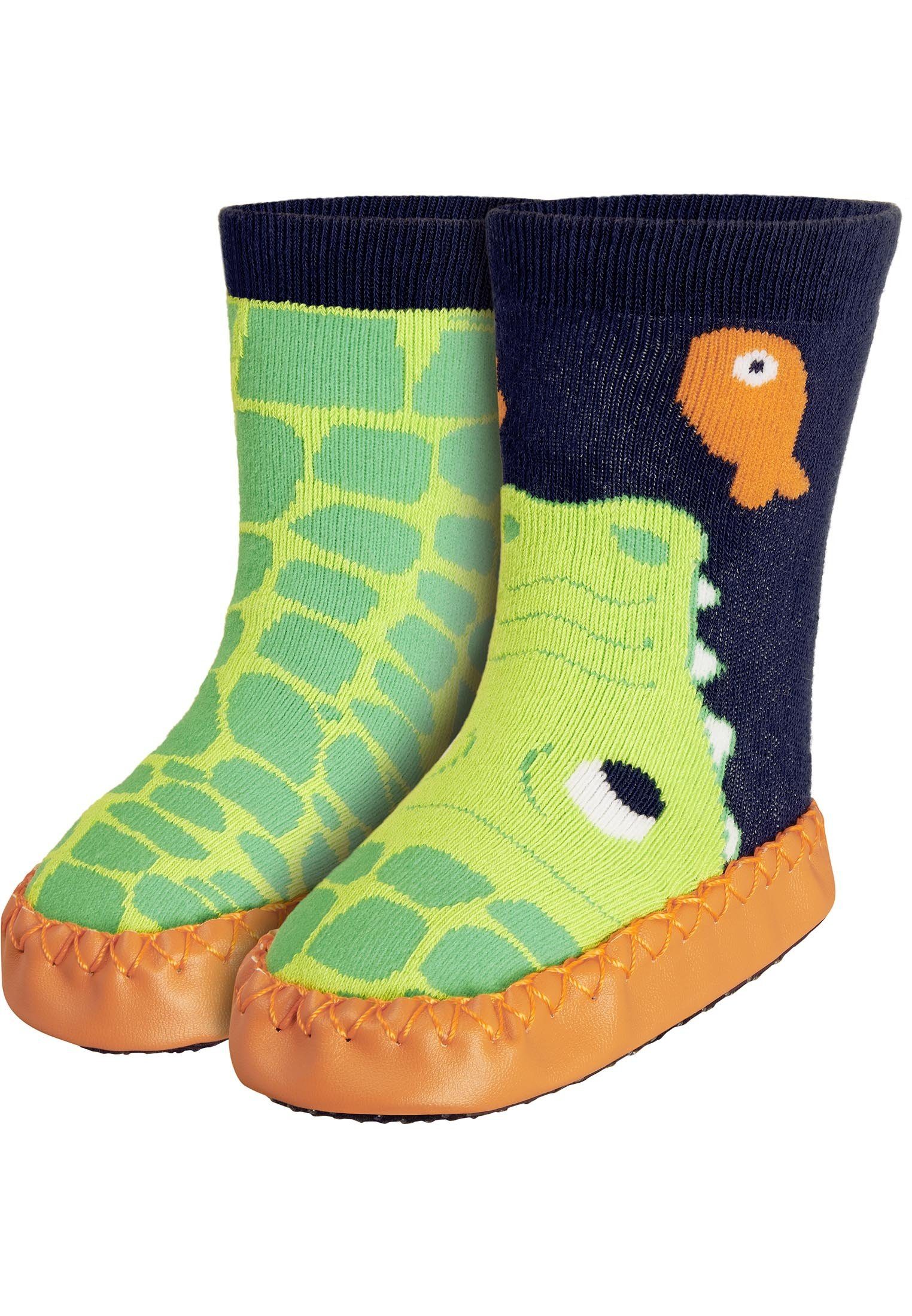 Hüttenschuh Krokodil Hausschuh