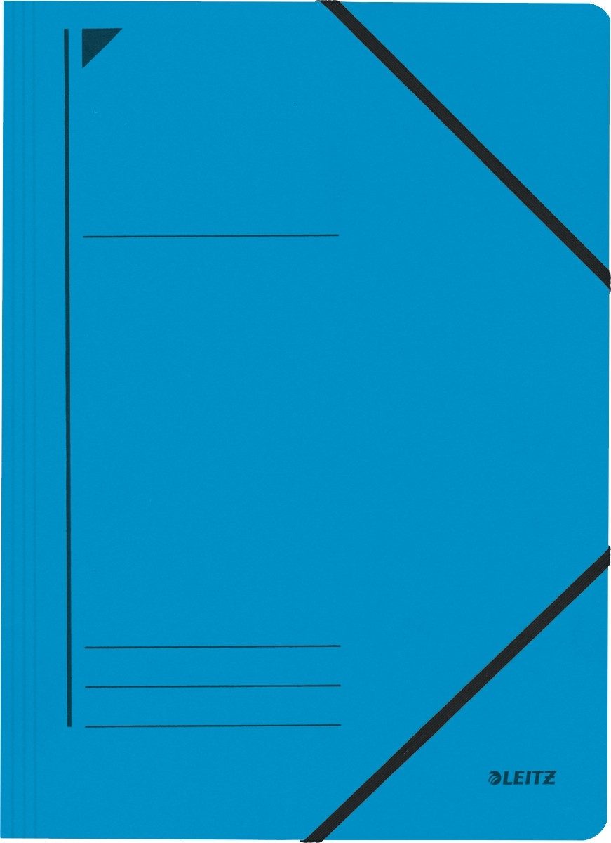 Fächermappe Eckspanner A4 für ca. 250 Blatt blau