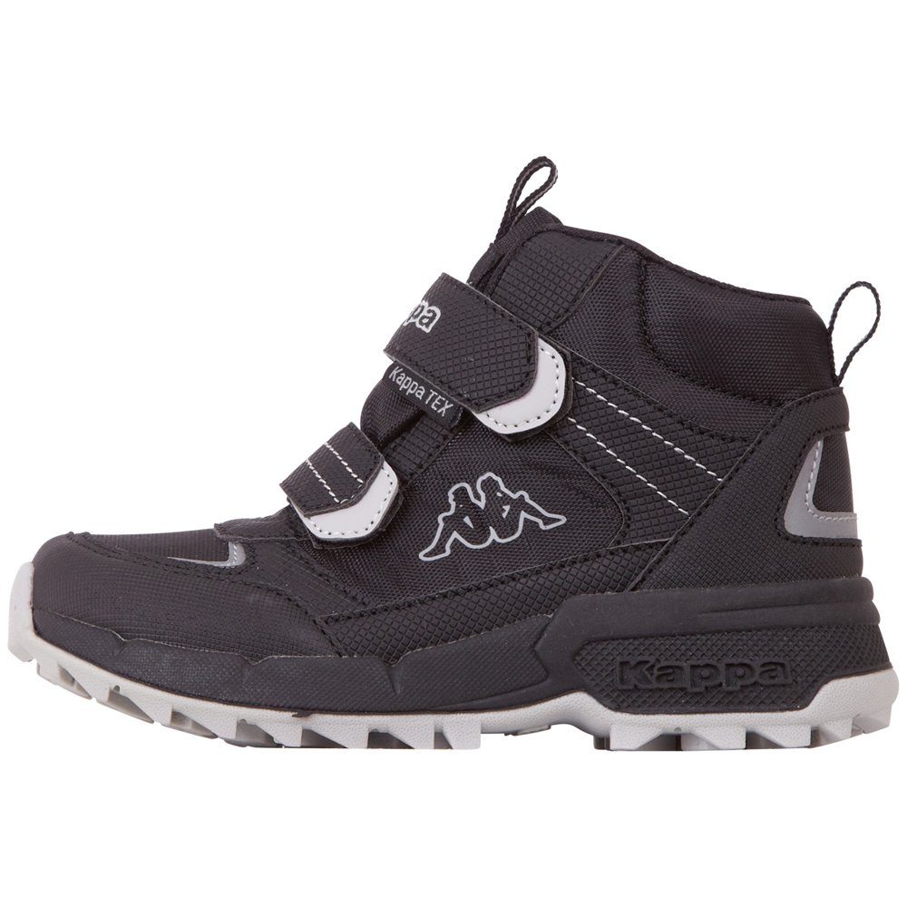 Kappa Winterboots für bestens Kinderfüße black-silver geschütze