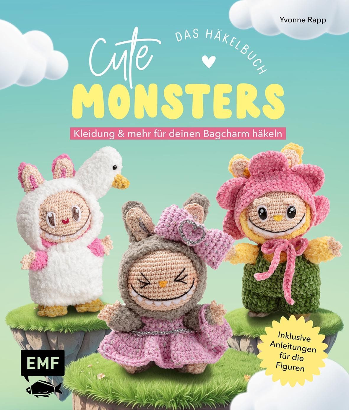 DIY-Buch Cute Monsters – Das Häkelbuch für Labubu-Fans – inklusive Anleitungen Yvonne Rapp