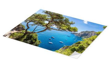 Posterlounge Wandfolie Editors Choice, Schöner Sommer auf Capri, Wohnzimmer Fotografie