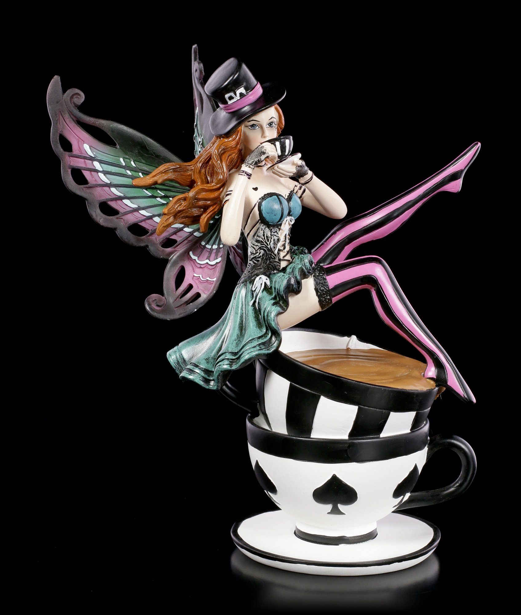 Figuren Shop GmbH Dekofigur Elfen Figur - Wonderland Fairy Hatter - Nemesis Now Fantasy