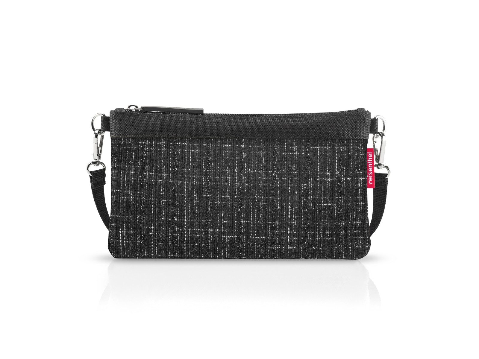 REISENTHEL® Umhängetasche mini pouch bouclé black – Bild 2 von 5