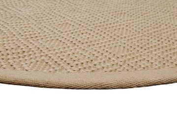 Teppich Hugo two, Wecon home, Höhe: 8 mm, nachhaltig, aus 100% Jute, mit Antirutschbeschichtung, Wohnzimmer