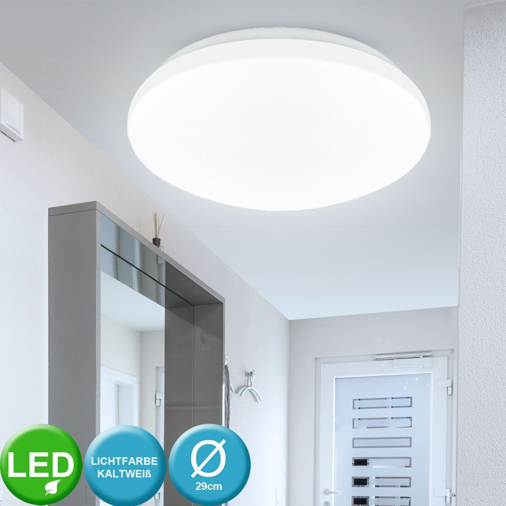 V-TAC LED Deckenleuchte, LED-Leuchtmittel fest verbaut, Tageslichtweiß, LED Deckenleuchte Deckenlampe Lampe 29x29 cm Kaltweiß