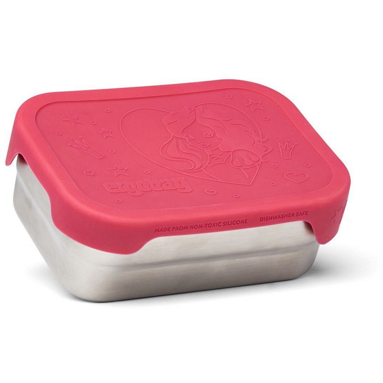 ergobag Lunchbox Edelstahl-Brotdose Prinzessin, Edelstahl