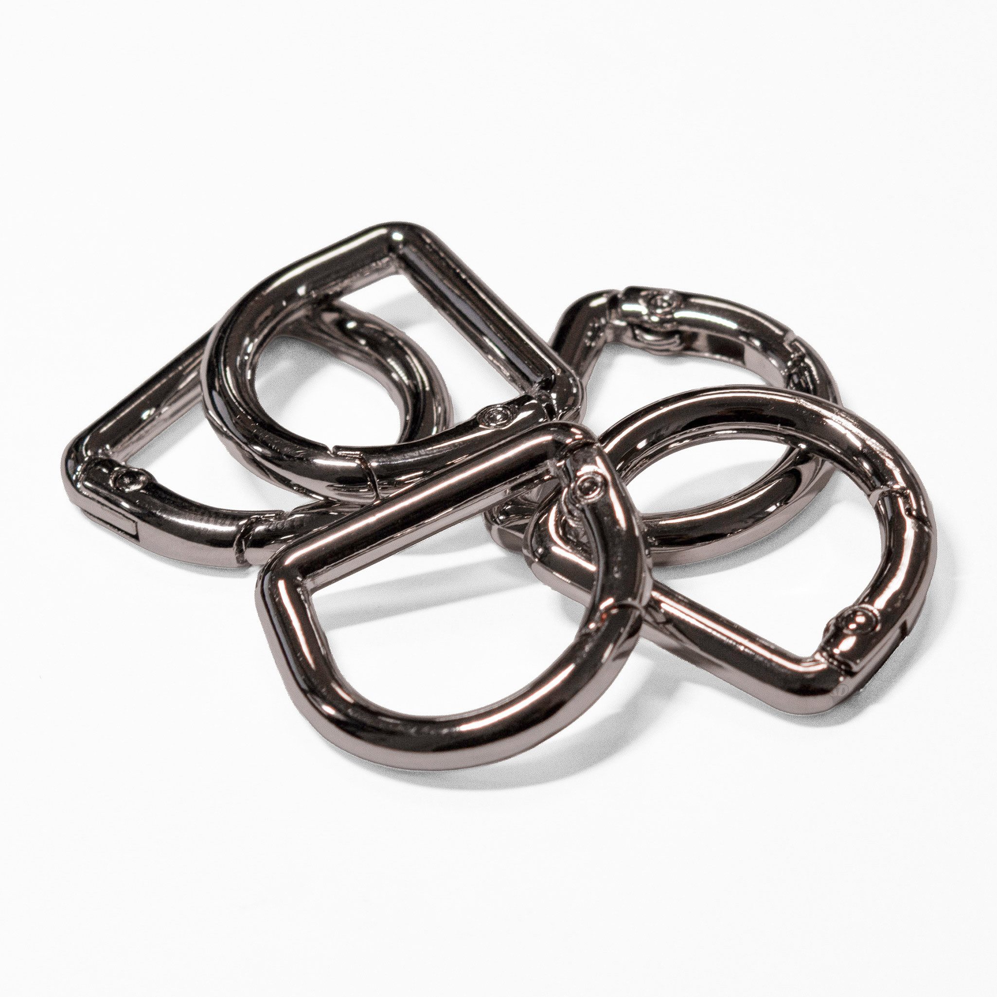 maDDma Karabiner Karabiner D-Ring 5 Stück Metall Rucksack Schlüsselring Taschen, (5 Stück, 5 St)