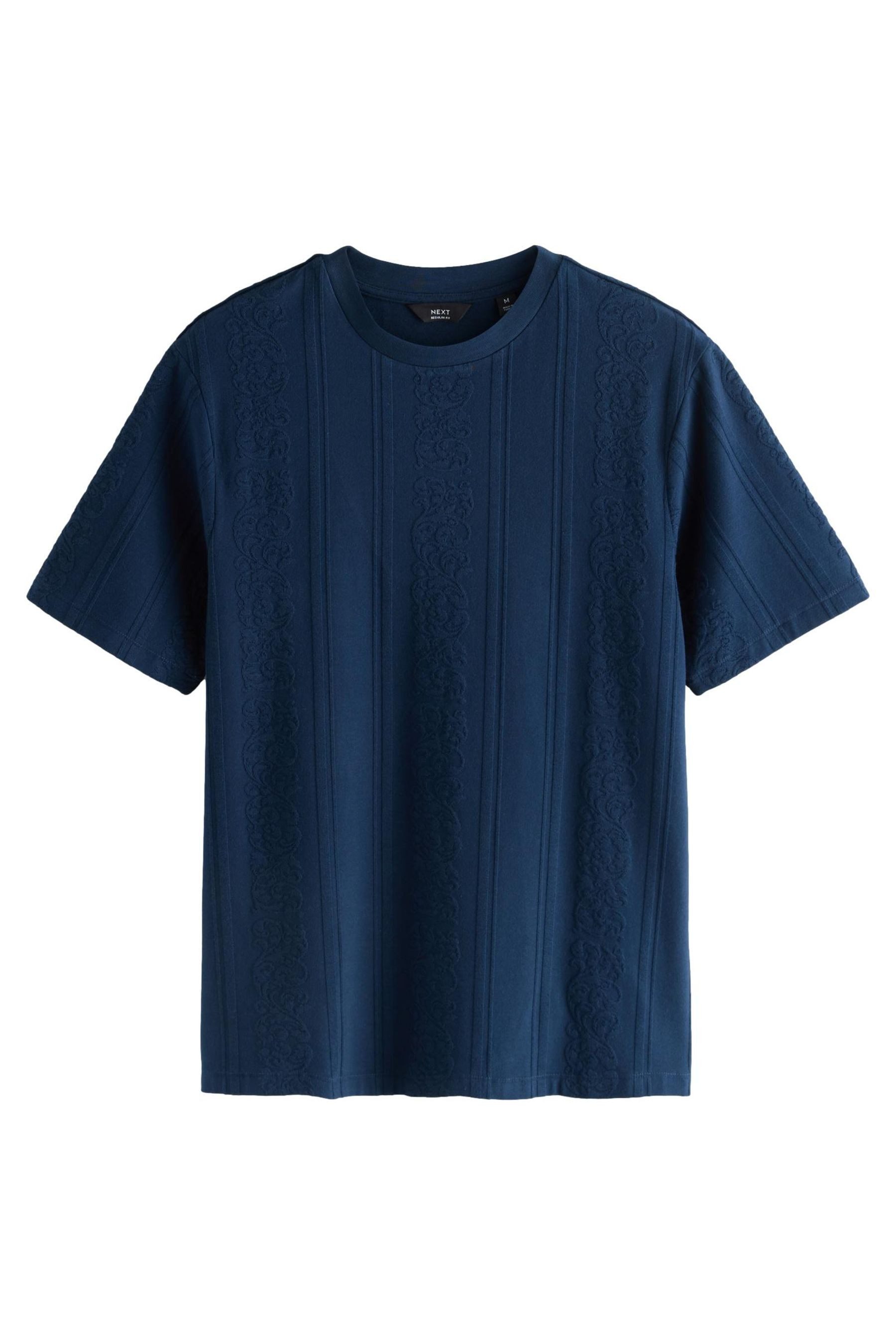 T-Shirt Edles strukturiertes T-Shirt
