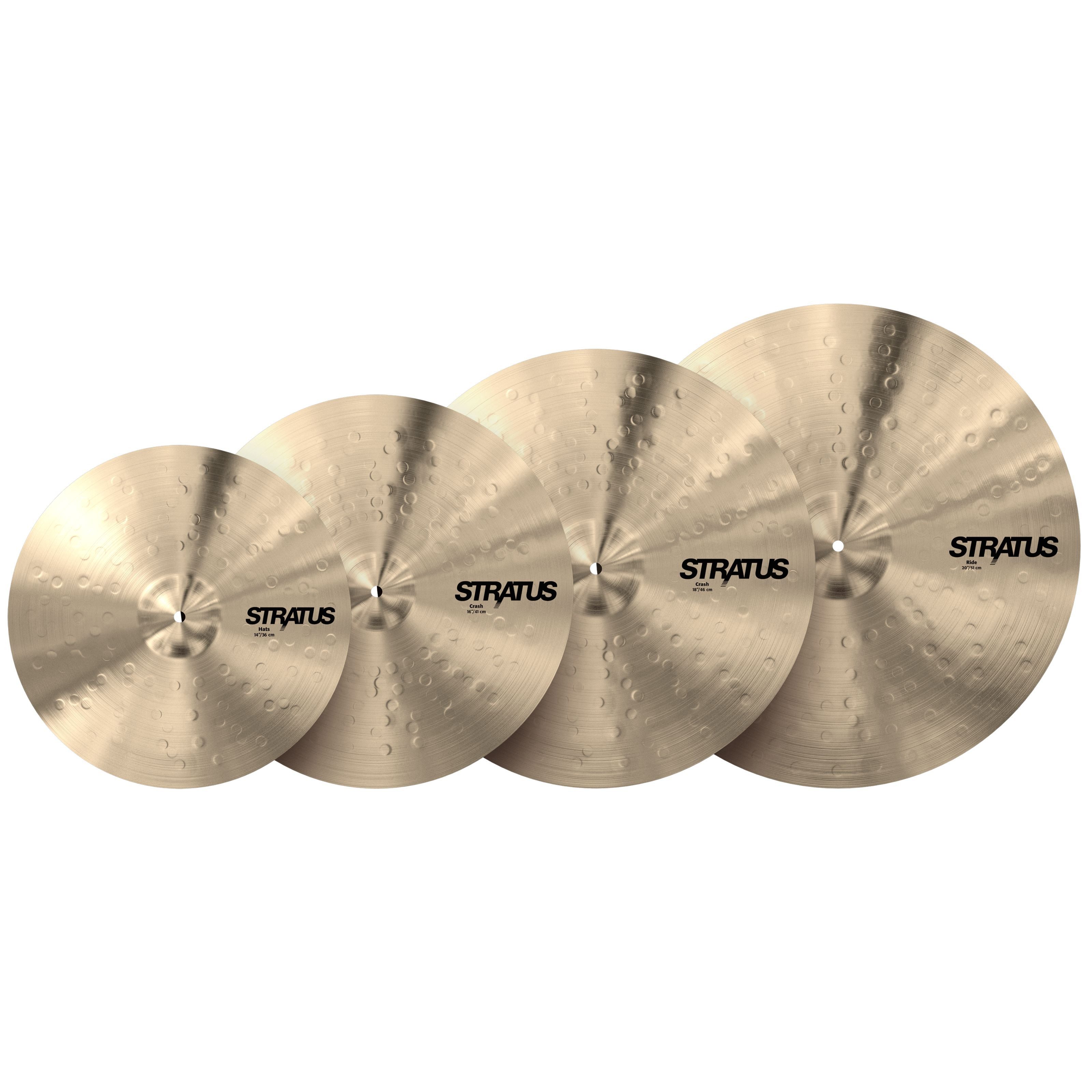 Sabian Becken, Cymbals, Cymbal Sets, S5005G Stratus Cymbal Pack - Becken Set