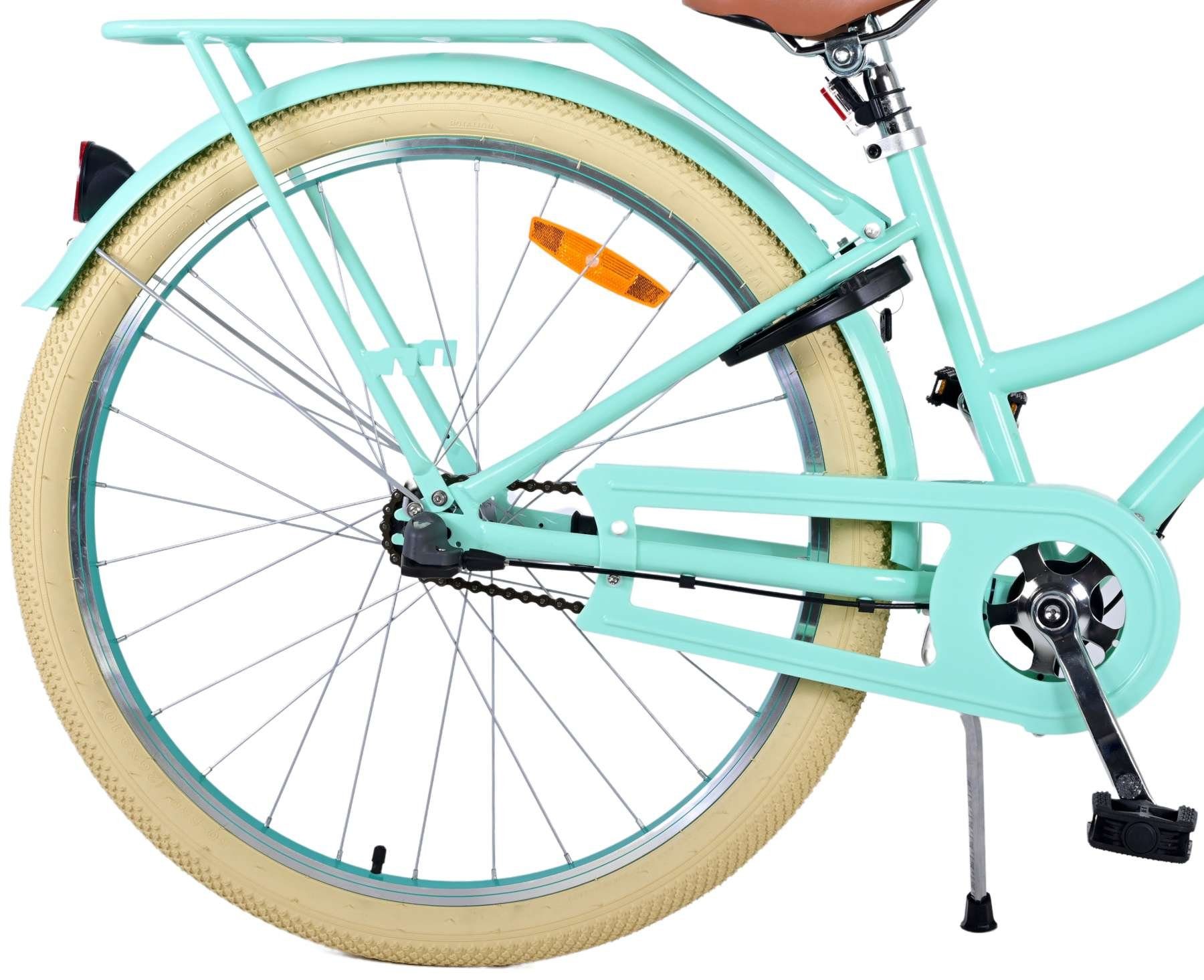 Volare Kinderfahrrad Excellent - Mädchen - 24, 26 Zoll - 3 Gänge - Weiß,Rosa,Grün,Schwarz, Microshift, bis 115 kg, 85% zusammengebaut, 8 - 12 Jahre, Kleidergröße: 140 - 152