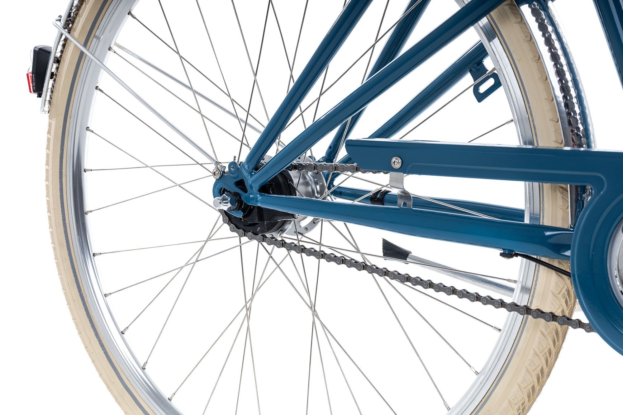 Adler Cityrad Adler Klassik, 7 Gang Shimano Nexus 7 SG-C3001-7C Rücktritt Schaltwerk, Nabenschaltung Rücktritt, Damenrad 28 Zoll blau