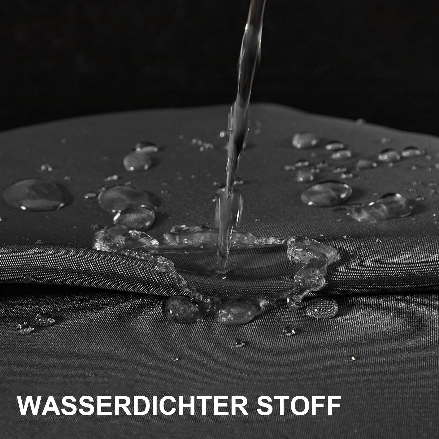 OKWISH Duschvorhang Badezimmer Vorhang Badewannenvorhang Dusche Breite 100 cm (100x200 cm Wasserabweisend Anti-schimmel Waschbar 7 Duschvorhangringe, Duschvorhä – Bild 4 von 5