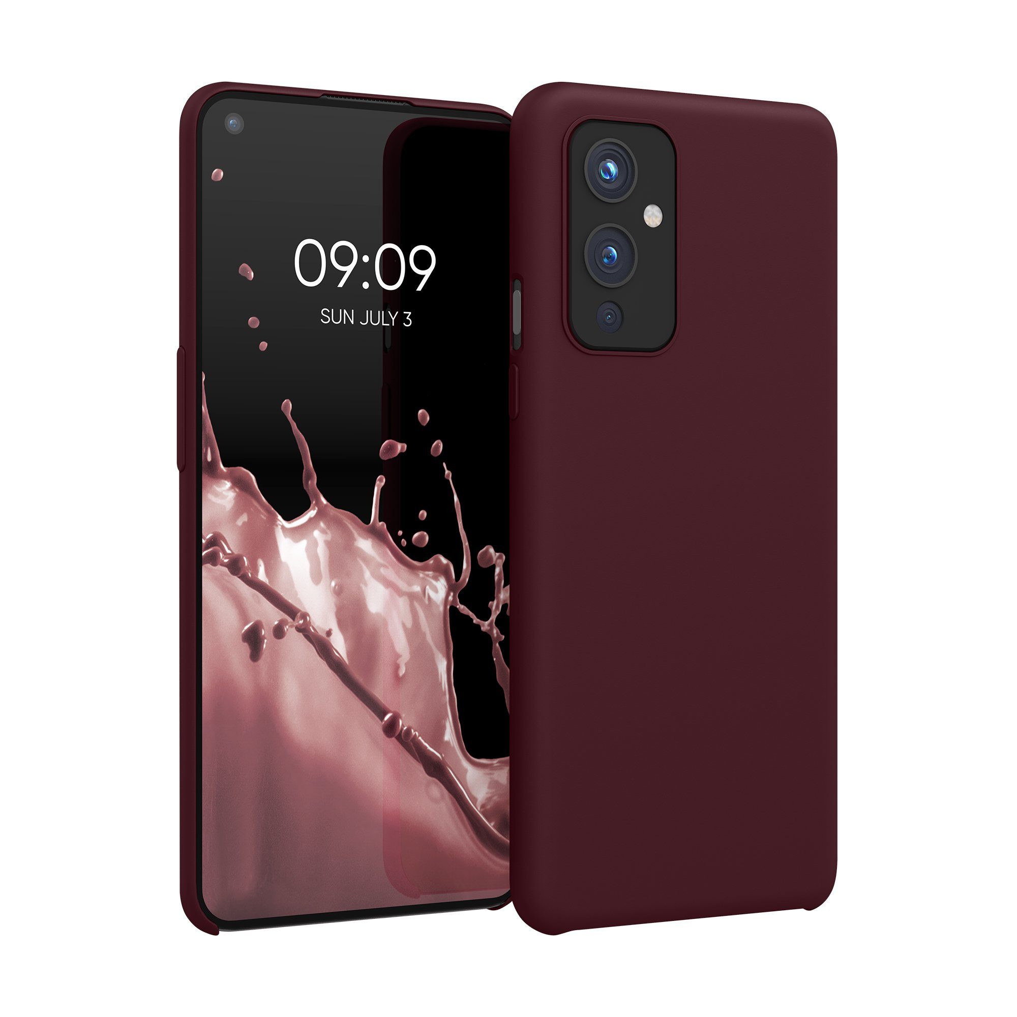 kwmobile Handyhülle Handyhülle für OnePlus 9 (EU/NA Version) Hülle, Weiches Handy Silikon Case - Schutzhülle Cover