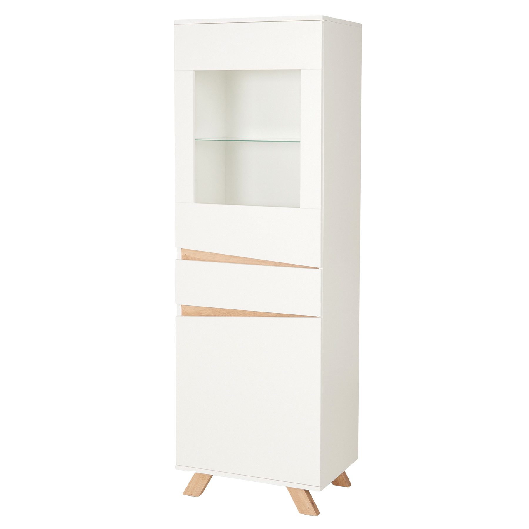 riess-ambiente Vitrine LOFT 180cm weiß / günstig online kaufen