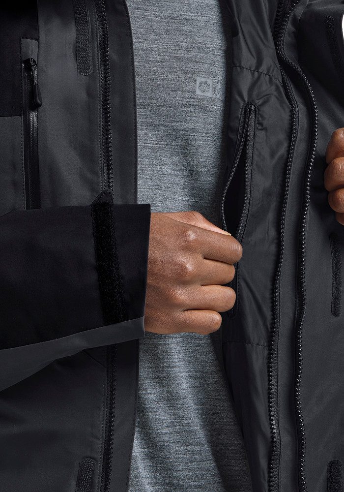 Jack Wolfskin Funktionsjacke JASPER 2L JKT M Wasserdicht, atmungsaktiv, Übergangsjacke
