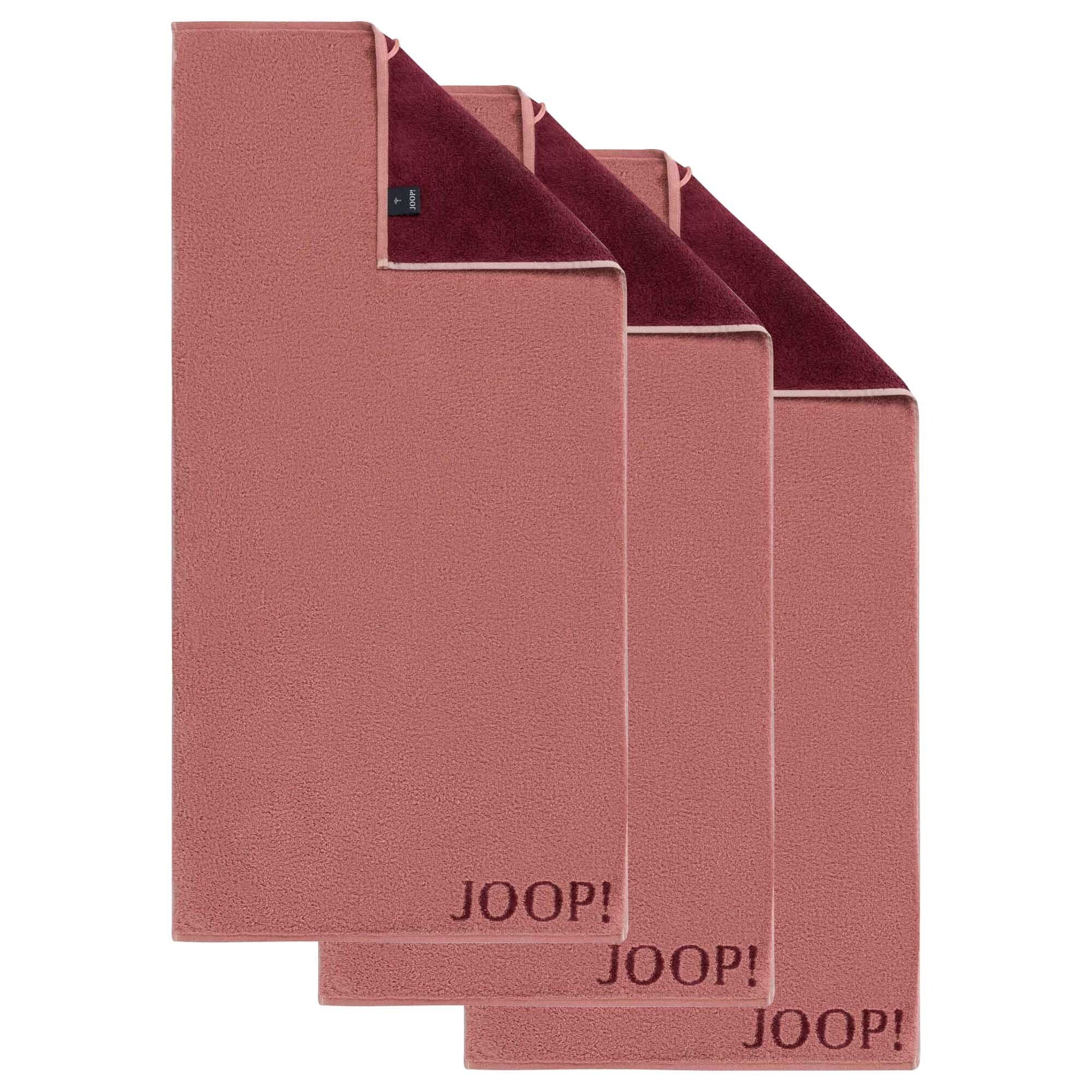 Classic Frottier / (3-St) Pack -, Joop! Handtuch Infinity (Rouge) Rot Kollektion, Handtuch 3er