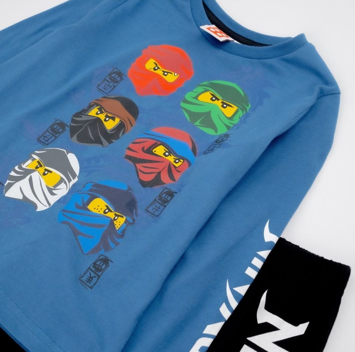 LEGO® Schlafanzug Kinder Pyjama Ninjago Schlafanzug Gr.104 für 2 3 4 5 Jahre – Bild 2 von 5