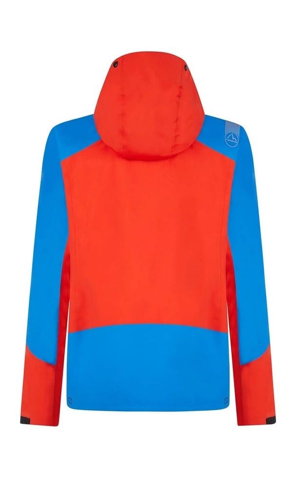 La Sportiva Softshelljacke Wanderjacke Alpine Guide GTX (wasserdicht) blau/rot Herren
