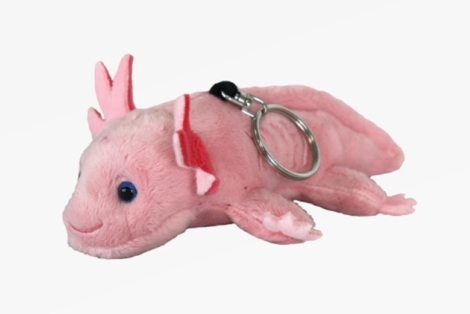 Teddys Rothenburg Kuscheltier Schlüsselanhänger Axolotl rosa 10 cm Kuscheltier