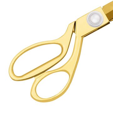 Handi Stitch Papierscheren Goldene Stoffschere mit Fadenschneider - Präzises Schneiden, (1-tlg), Golden Fabric Scissors with Thread Cutter