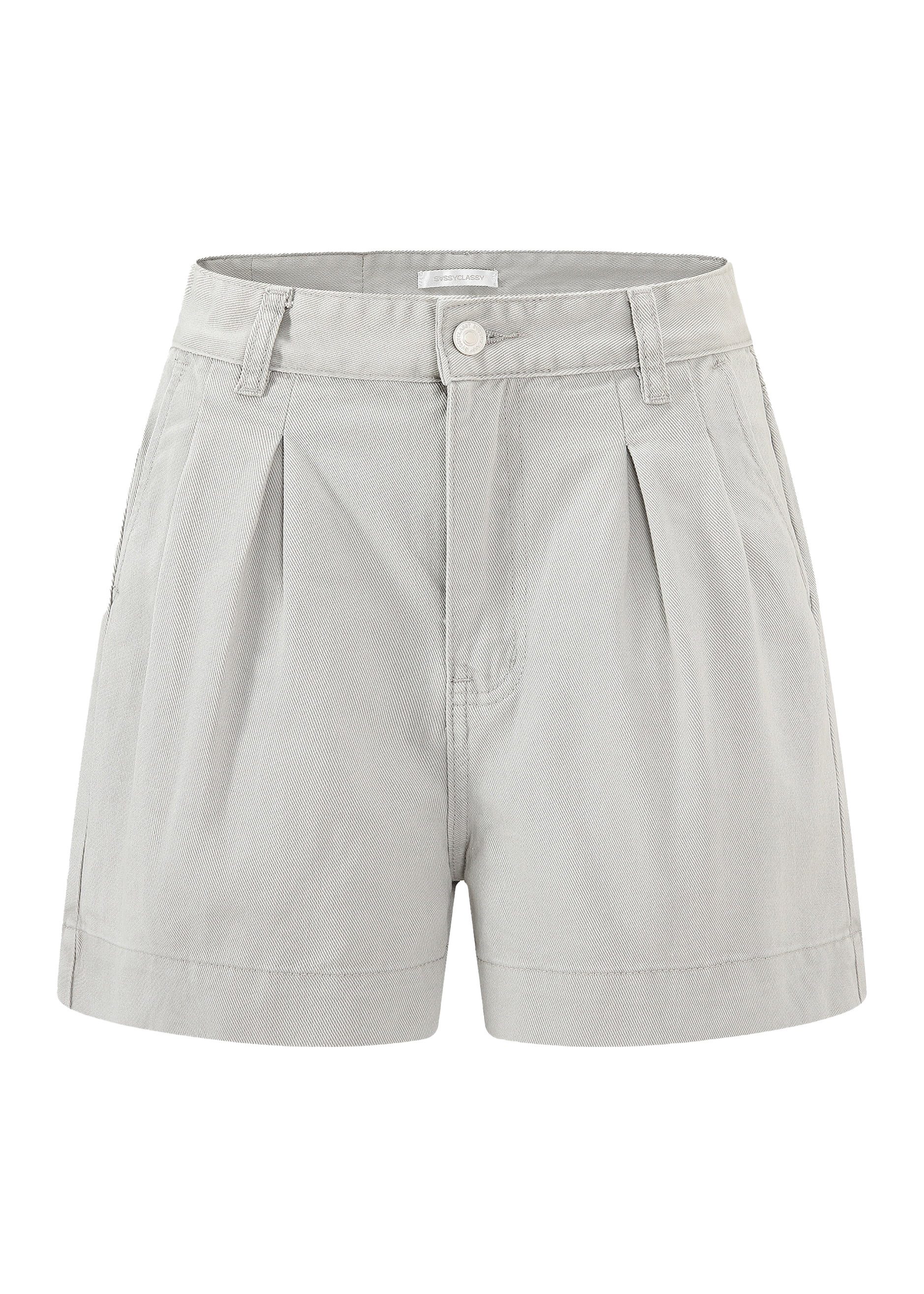 SASSYCLASSY Shorts High Waist Shorts aus Jeansstoff für Damen Lässige kurze günstig online kaufen