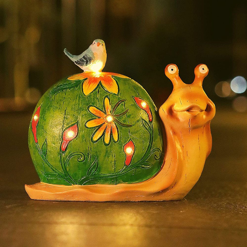 MUPOO Gartenfigur LED Dekofigur Solar Garten günstig online kaufen