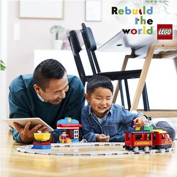 LEGO® Konstruktionsspielsteine Dampfeisenbahn (10874), LEGO® DUPLO® Town, (59 St)