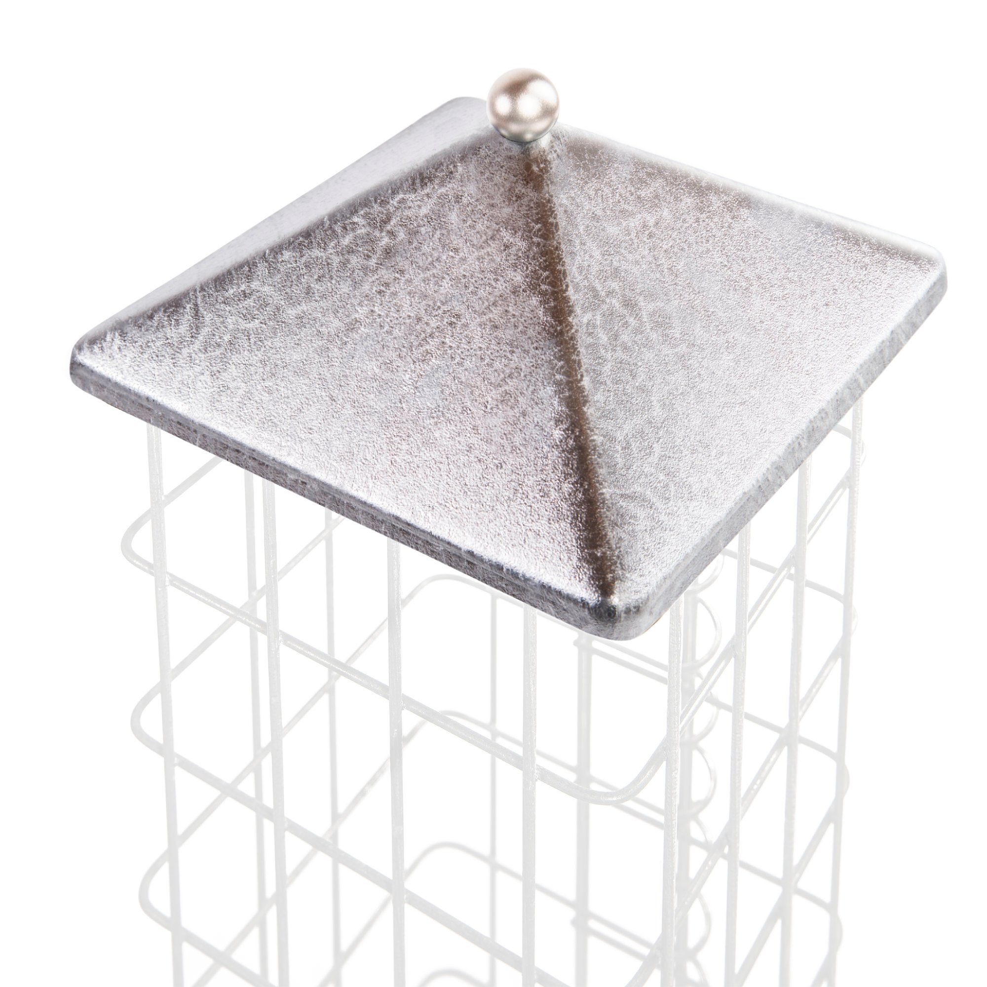 Zaunverbinderset Haube 22,5 x 22,5 cm FEUERVERZINKT