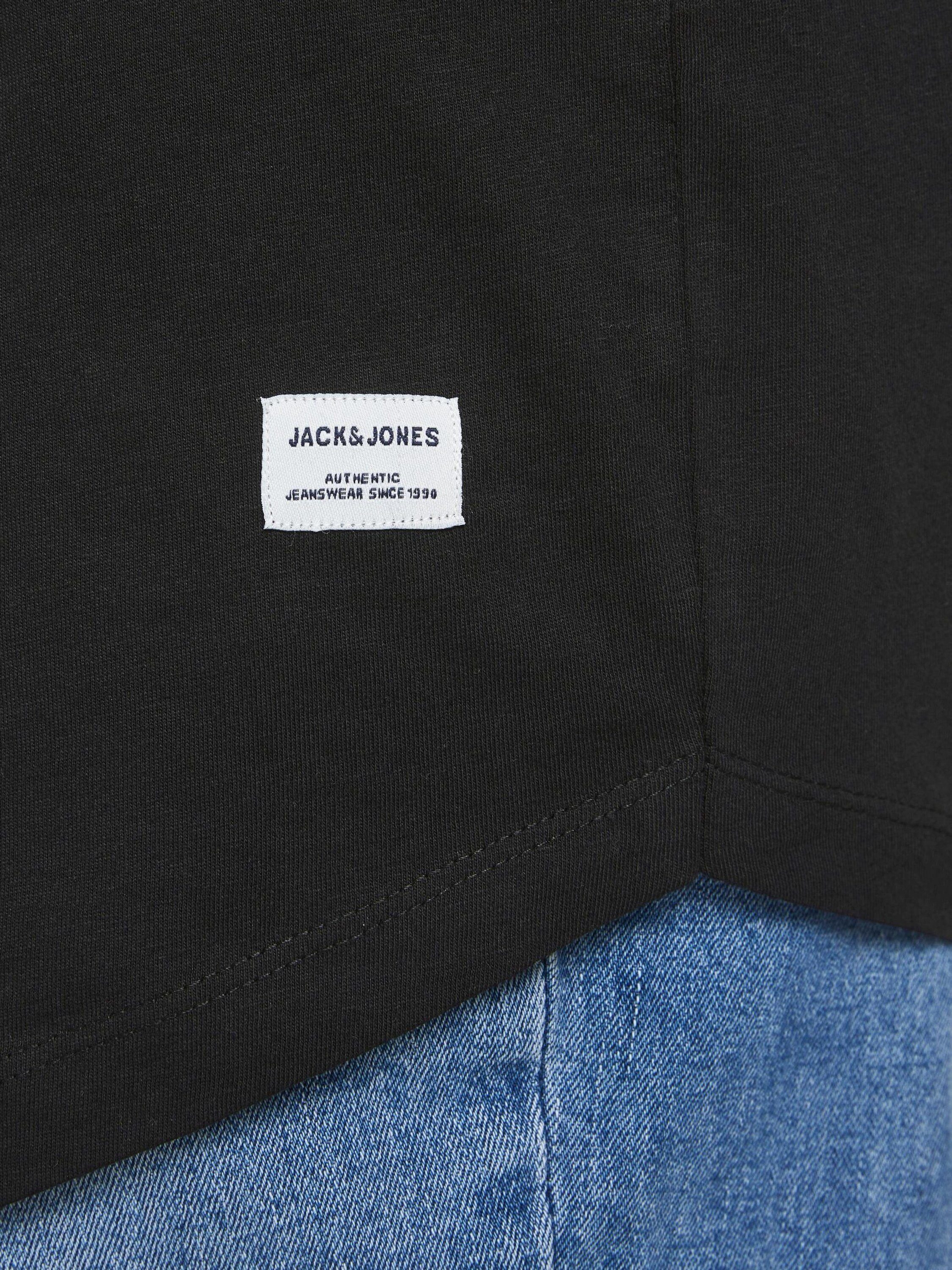 T-Shirt Plus Black 12184933 Jack Jones Noa & (1-tlg)
