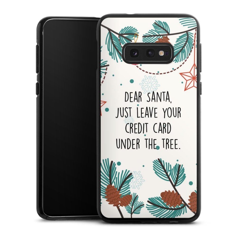 DeinDesign Handyhülle »Dear Santa« Samsung Galaxy S10e, Hülle Sprüche