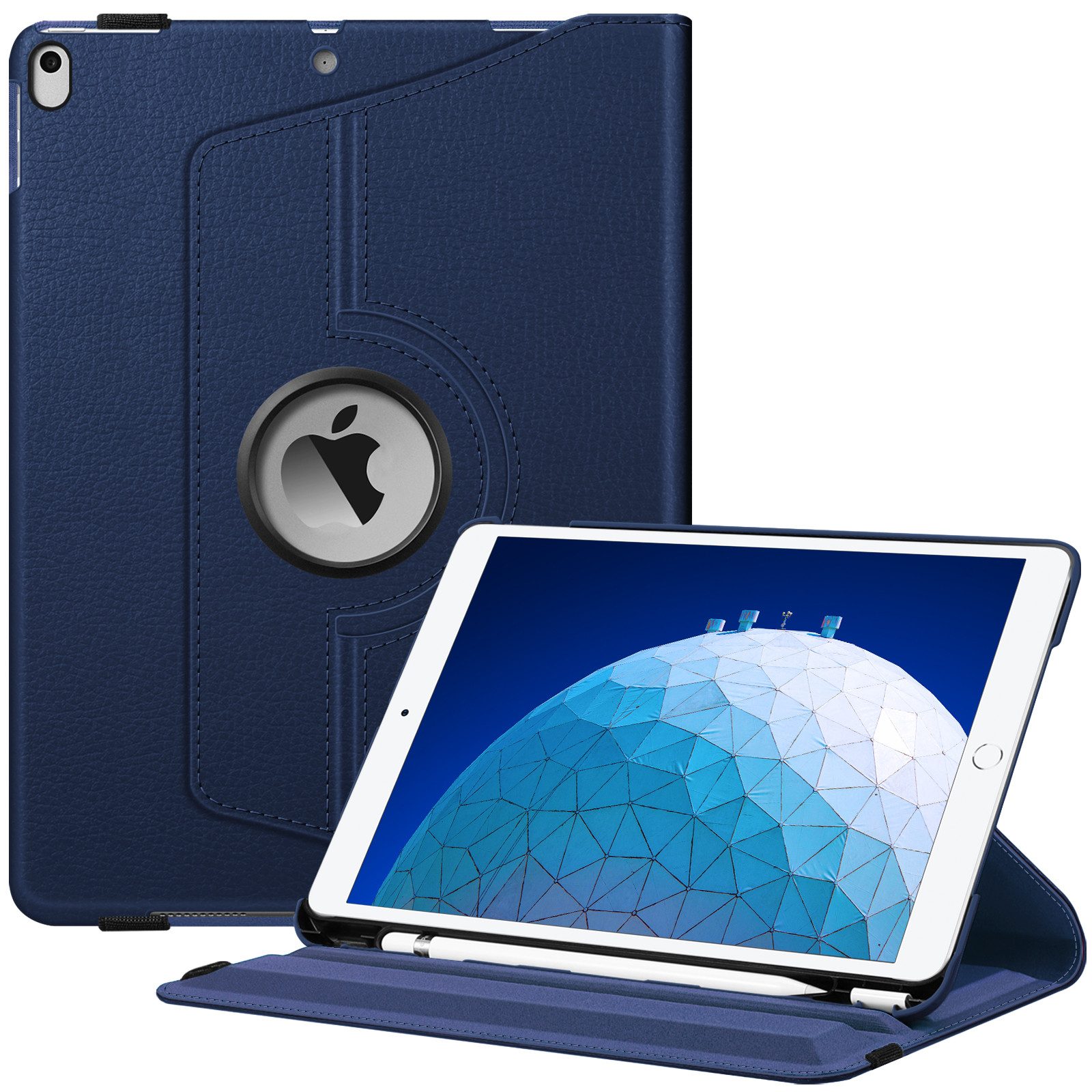 Fintie Tablet-Hülle für iPad Air 10.5" 2019 (3. Generation) / iPad Pro 10.5" 2017, 360 Grad verstellbare Schutzhülle mit eingebautem Pencil Halter